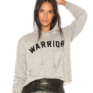 Spiritual Gangster Crop ‘Warrior’ Hoodie -Sz S